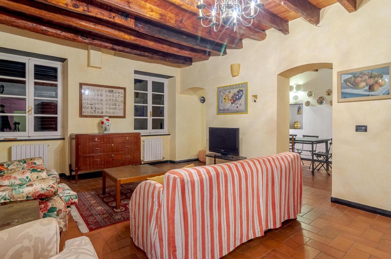 Recco Apartment With View And Pool Kültér fotó